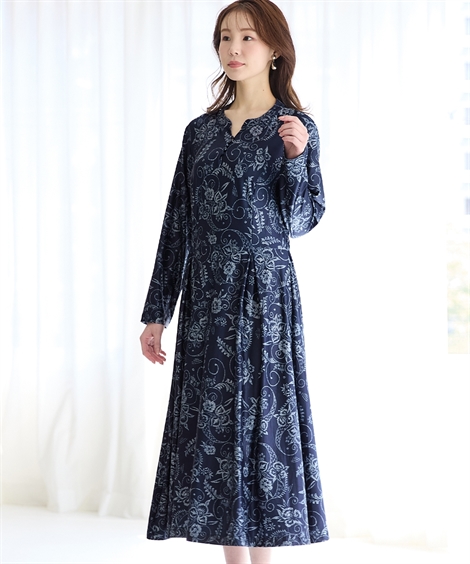 ニッセン（nissen） ワンピース ロング マキシ シニア ファッション