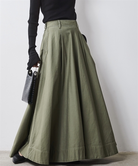 ニッセン（nissen） ロングスカート 大きいサイズ レディース 綿100