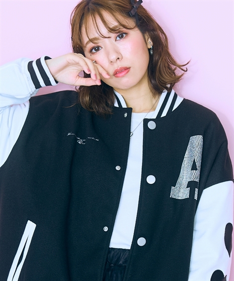 ジャケット アウター 大きいサイズ レディース ビッグ スタジャン marun L〜LL/3L〜4L ニッセン nissen ニッセン（nissen） ジャケット アウター 大きいサイズ レディース