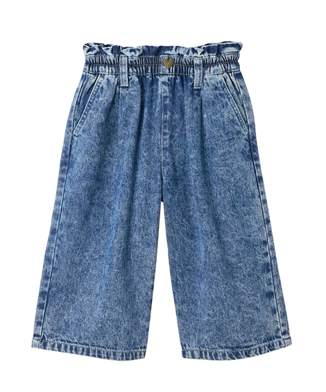 ニッセン（nissen） パンツ ズボン 子供服 キッズ ハートボタン7分丈