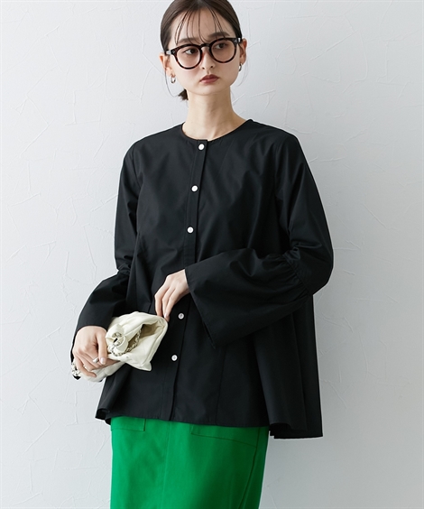 レディース ボリュームたっぷり ブラウス 春 秋 | S/M/L | ニッセン nissen ニッセン レディース ボリュームたっぷり ブラウス 春 秋 | LL