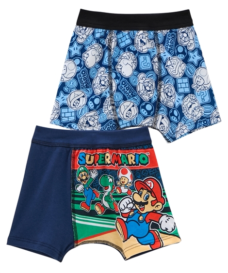 ニッセン（nissen） ボクサーパンツ 男の子 キッズ スーパーマリオ 前