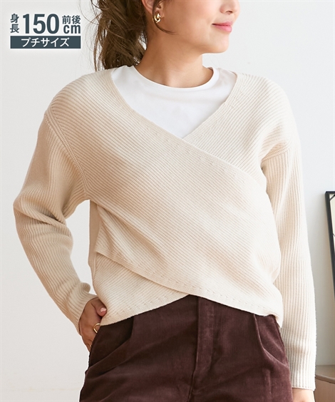 ニッセン（nissen） ニット セーター 小さいサイズ レディース 綿混