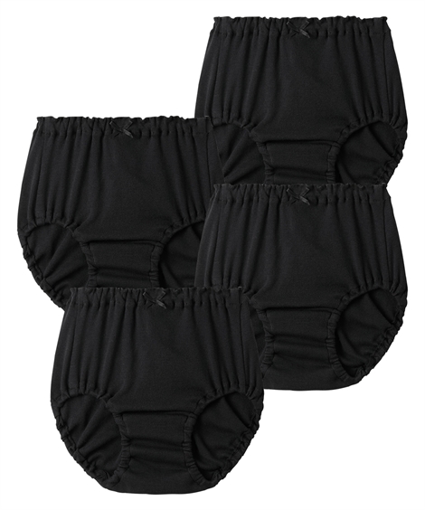 ニッセン（nissen） ショーツ パンツ 女の子 キッズ n KURO 綿100％ 黒