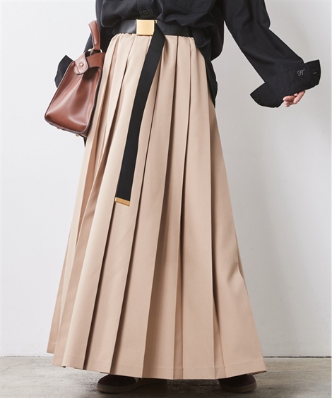 ニッセン（nissen） ロングスカート レディース プリーツ マキシ