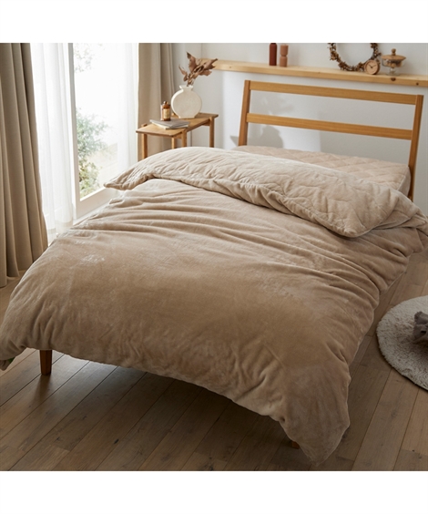 ニッセン（nissen） 掛け布団カバー 吸湿発熱フランネル掛け 布団