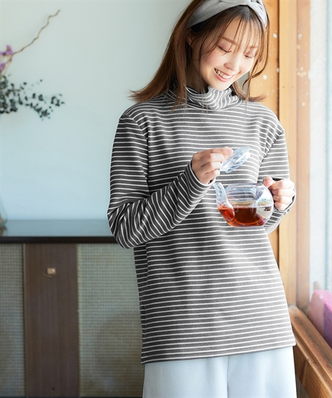 ニッセン（nissen） Tシャツ カットソー レディース ふんわりもちもち