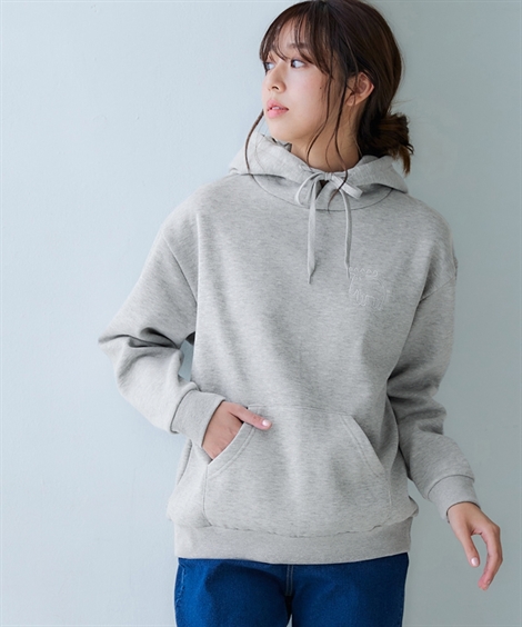ニッセン パーカー 大きいサイズ レディース moz モズ 裏起毛