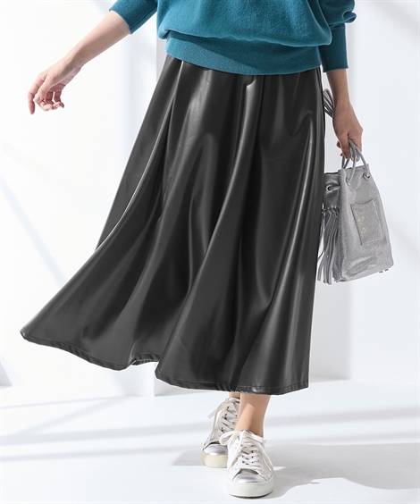 ニッセン（nissen） ロングスカート 大きいサイズ レディース フェイク