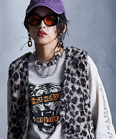 ニッセン（nissen） ベスト レディース へアリー ニット GEVS. 対応 冬