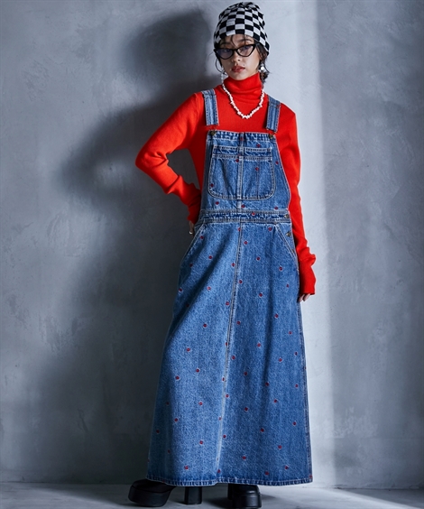 ニッセン サロペット ワンピース ジャンパースカート 大きいサイズ