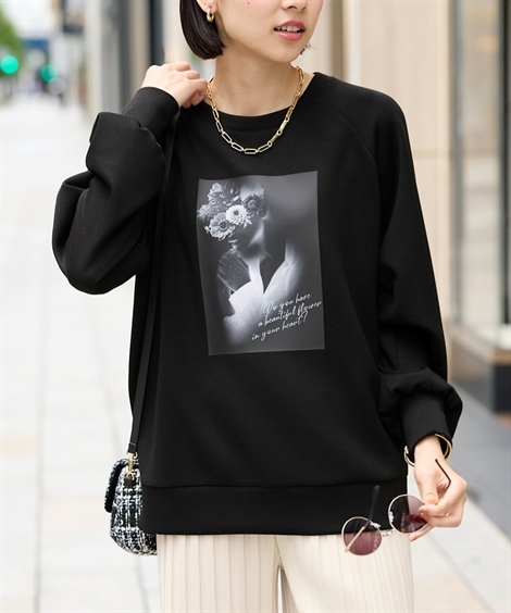 ニッセン トレーナー スウェット 大きいサイズ レディース ダンボール