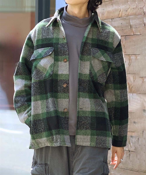 ニッセン（nissen） ジャケット アウター メンズ シャギーチェック