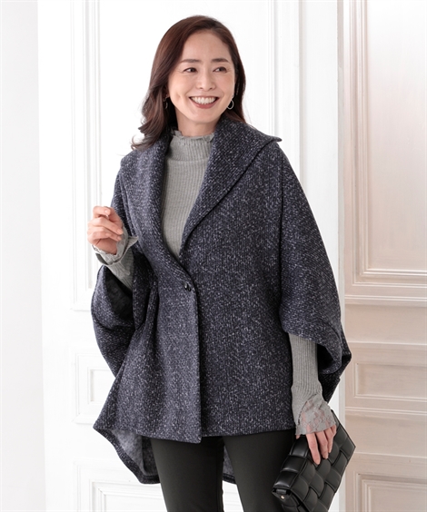 ニッセン（nissen） ジャケット アウター シニア ファッション 裏起毛