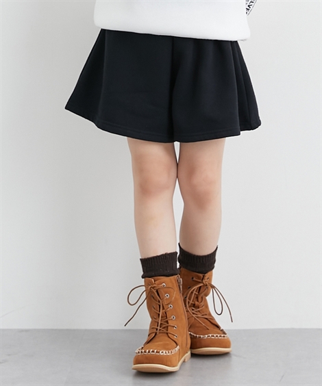 ニッセン（nissen） キッズ 裏起毛 キュロット 女の子 秋 冬 ボトムス