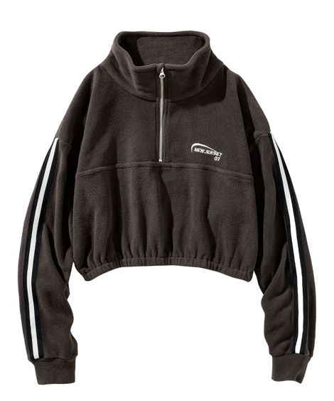 ニッセン（nissen） トレーナー 子供服 キッズ フリース ハーフ ジップ