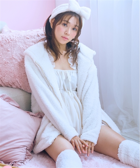 ニッセン（nissen） パジャマ レディース もこもこうさぎ パーカー