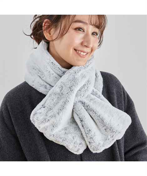 ニッセン（nissen） まるで猫 のようなモフモフ マフラー 猫Feel