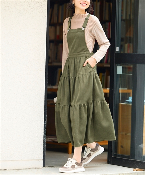 ニッセン（nissen） サロペット ワンピース ジャンパースカート 大きい