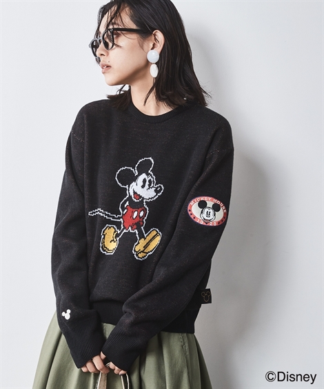 ニッセン ニット セーター 大きいサイズ レディース ミッキー