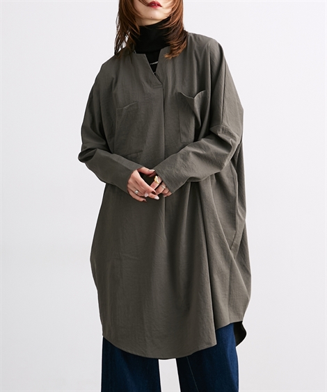 ニッセン（nissen） シャツ ブラウス レディース 胸ポケット付