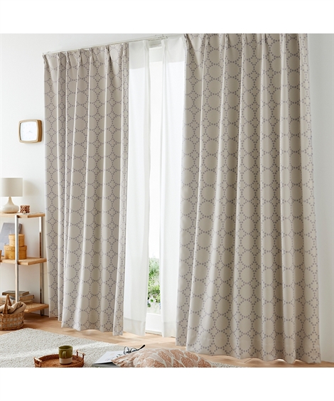 ニッセン（nissen） カーテンレース セット 4枚組 カーテン 1級遮光