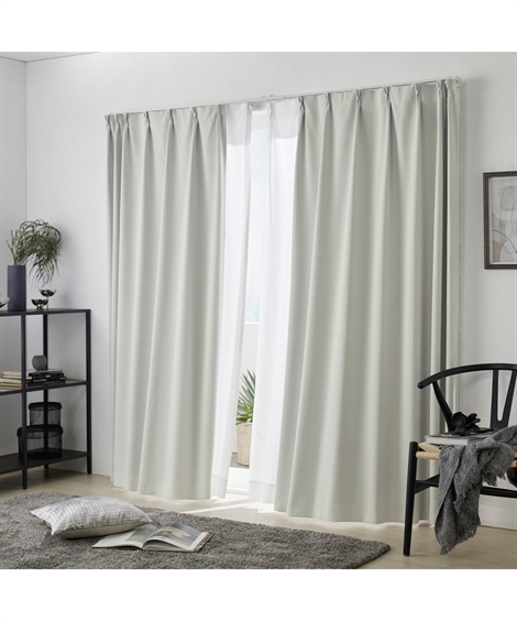 ニッセン（nissen） カーテンレース セット 4枚組 カーテン 1級遮光