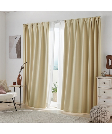 ニッセン（nissen） カーテンレース セット 4枚組 カーテン 1級遮光