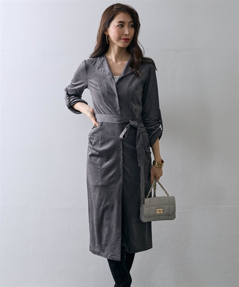 ニッセン（nissen） ワンピース ロング マキシ レディース ベルテッド