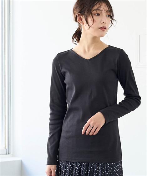 ニッセン（nissen） Tシャツ カットソー レディース UVカット 綿100