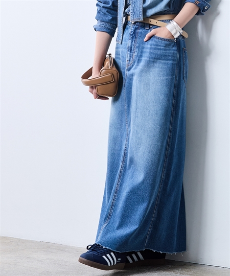 ニッセン（nissen） ロングスカート 大きいサイズ レディース ライト