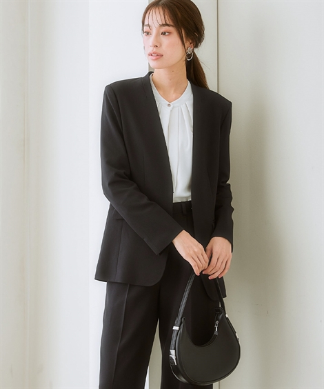 ニッセン（nissen） ジャケット 大きいサイズ レディース ロング丈