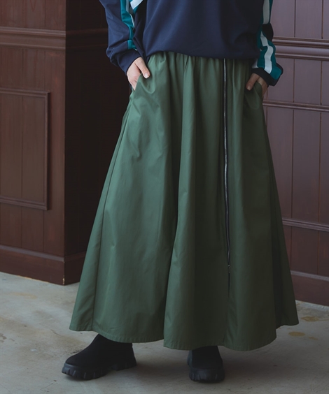 ニッセン（nissen） ロングスカート レディース ミリタリー調 ロング丈