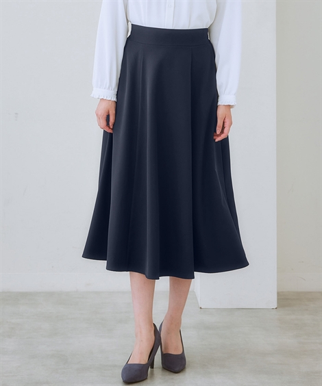 ニッセン（nissen） スカート ひざ丈 レディース ダブルクロス6枚