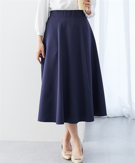 ニッセン（nissen） スカート ひざ丈 レディース ダブルクロス6枚