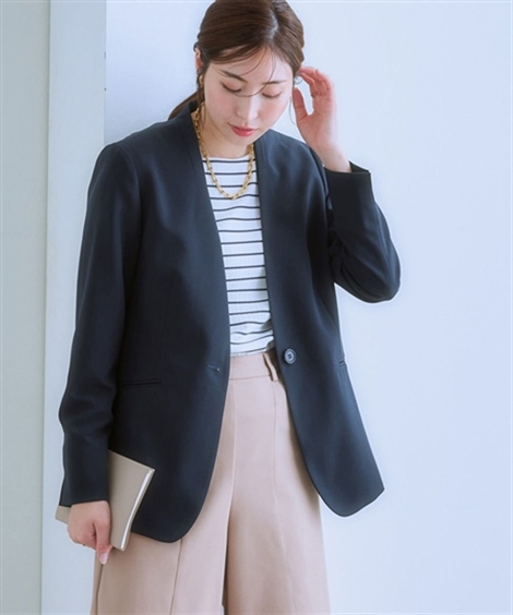 ニッセン（nissen） ジャケット アウター レディース 洗える