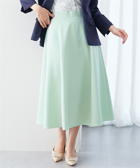 ニッセン（nissen） スカート ひざ丈 レディース ダブルクロス6枚