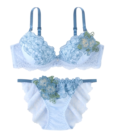 ニッセン（nissen） ブラジャー ショーツ セット レディース リュクス