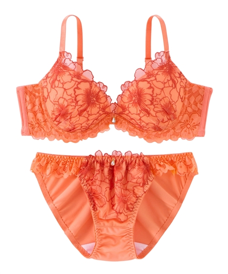 ニッセン（nissen） ブラジャー ショーツ セット 大きいサイズ