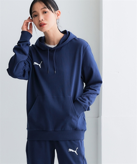 PUMA レディース ロゴ刺しゅう パーカー 有 春 秋 フーディ | M
