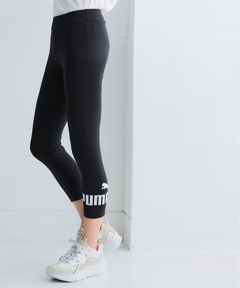 PUMA レディース ロゴ プリント レギンス 春 秋 インナー 女性