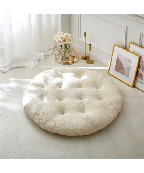 ニッセン（nissen） クッション 洗える ラグ｜つぶくしゅ フルーエ