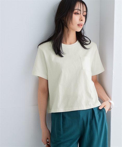 Tシャツ カットソー レディース 綿100％ 汗染みしにくい