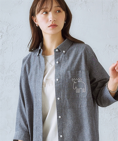 もゆる　ポケット6個　麻×綿チュニック　M〜L 楽天市場】コットンリネン チュニックの通販