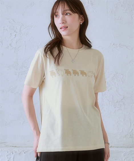売れ筋商品|||モス モッシュ Tシャツ レディース トップス Top - ecru 楽天市場】MOZ（シャツ・ブラウス｜トップス）：レディース