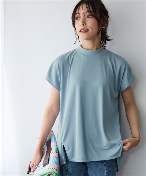 未使用 Kolor カラー 21SS ドッキング カットソー Tシャツ 半袖 ニッセン Tシャツ カットソー 大きいサイズ レディース 汗染みし