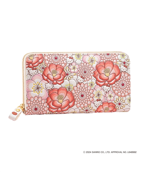 ニッセン（nissen） ハローキティ花あそび 浅草文庫 R 長 財布