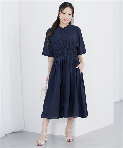 ニッセン ワンピース ロング マキシ レディース 大きい胸専用
