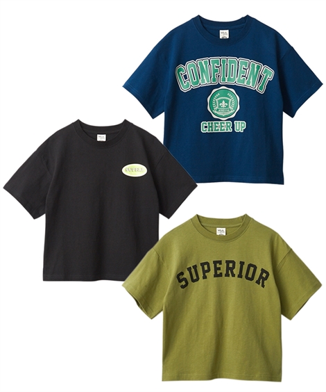 ニッセン（nissen） Tシャツ 子供服 キッズ 綿100％ 半袖 プリント 3枚