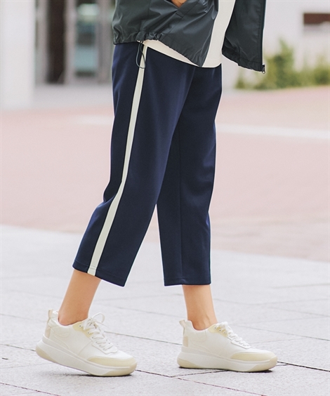 ニッセン（nissen） テーパードパンツ レディース ジャージ クロップド